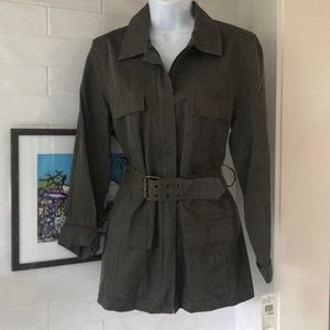 IZOD Women’s Utility style Cotton Jacket SZ M